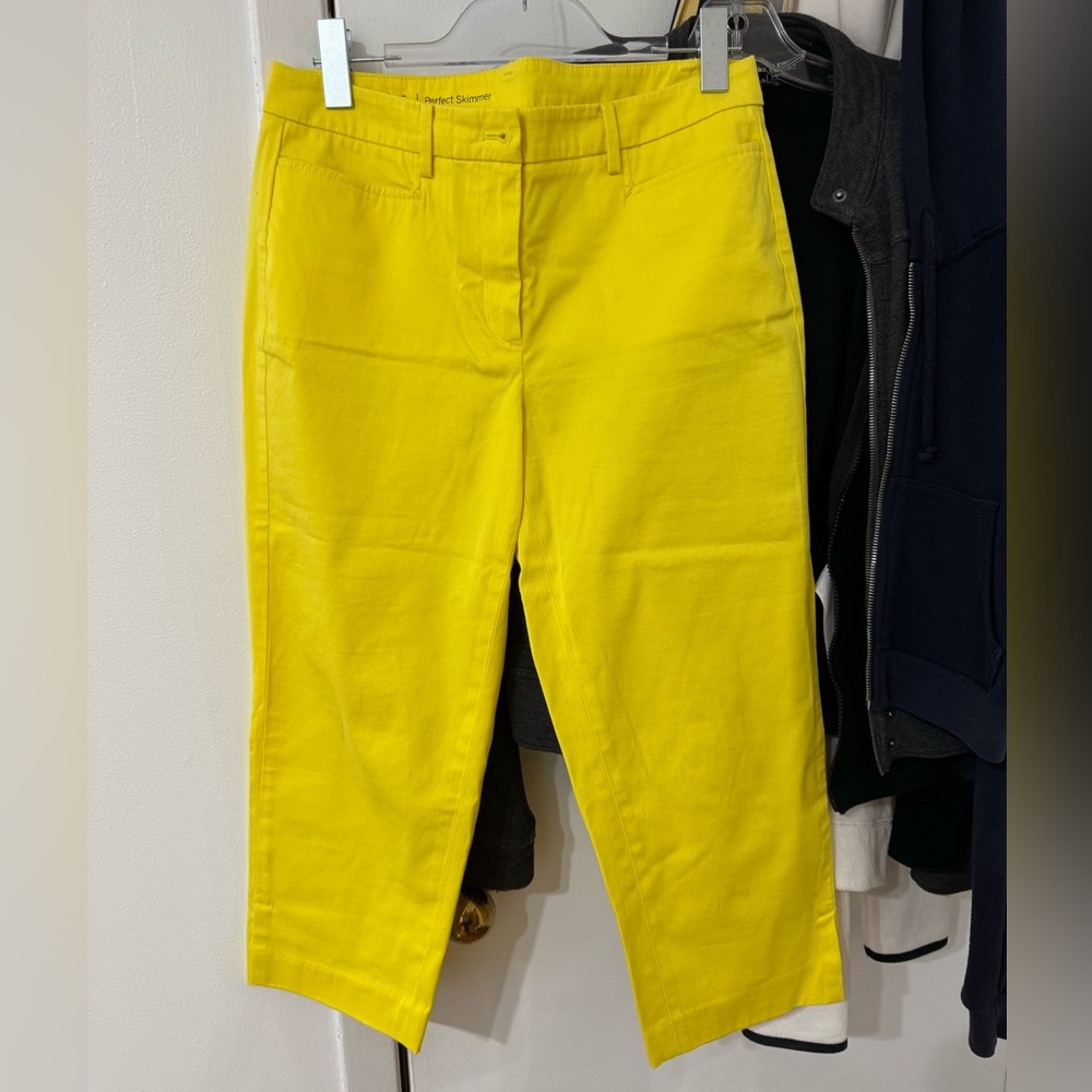 Talbots Yellow Perfect Skimmer Pants